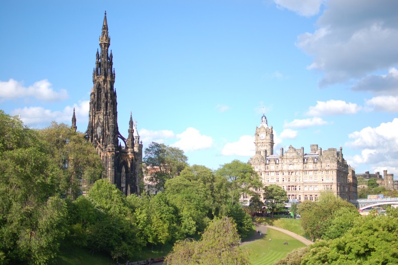 Scott Monument Princes Street Gardens Edinburgh