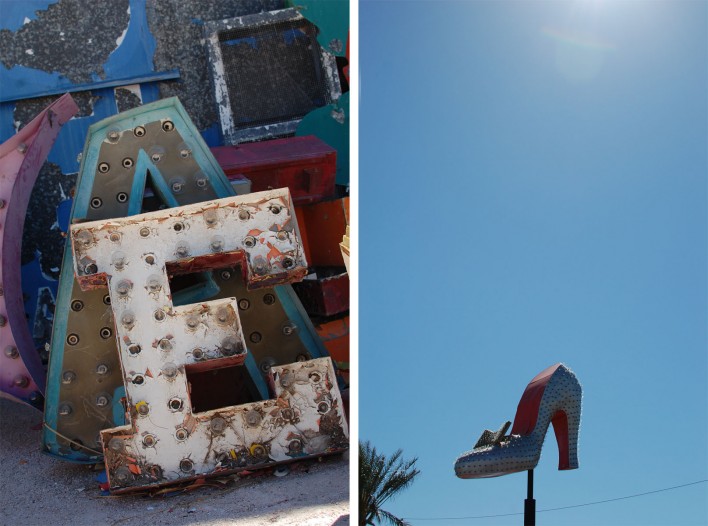 Las Vegas Neon Museum. E, shoe