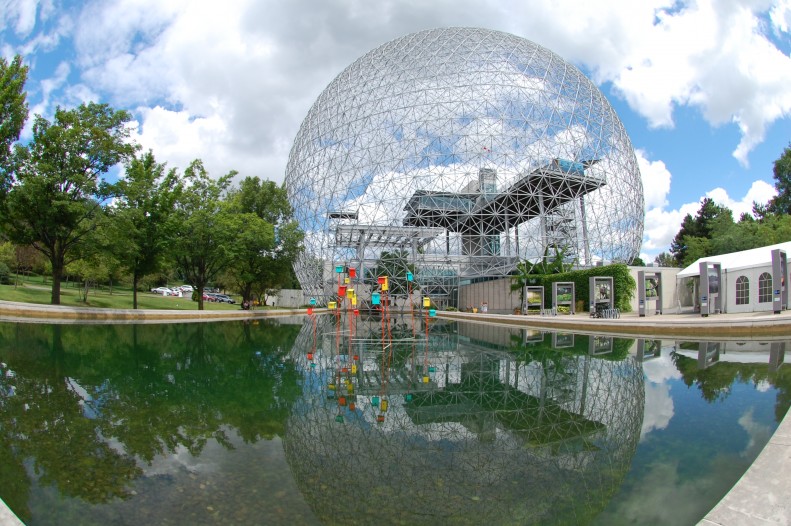 Buckminster Fuller's Biosphere, Montreal on Wide angle wanderings