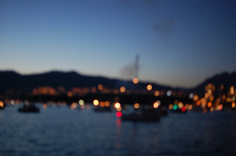 English Bay Vancouver, celebration of light