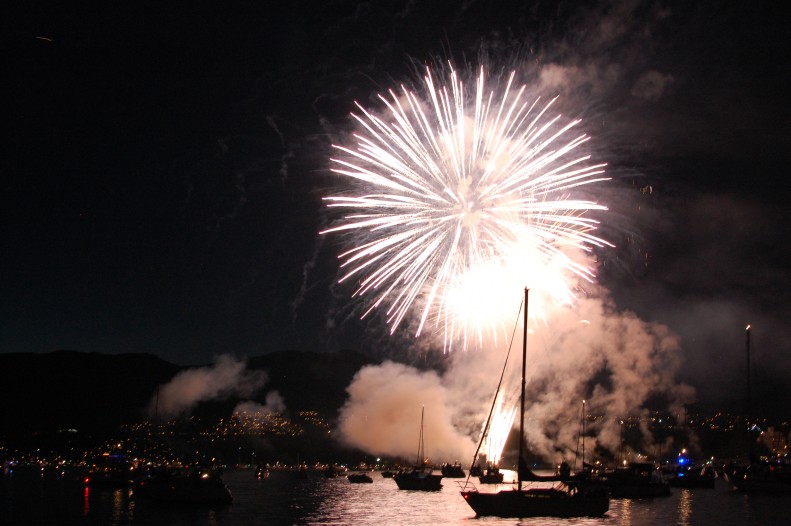 English Bay Vancouver, celebration of light