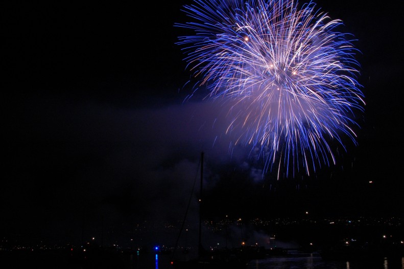 English Bay Vancouver, celebration of light