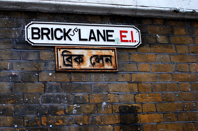 Brick Lane London on Wide angle wanderings